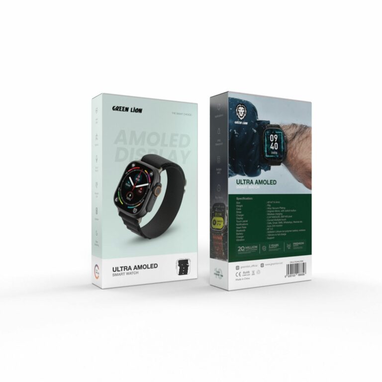 ساعت هوشمند اولترا آمولد گرین Green Ultra Amoled Smart Watch