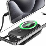 پاوربانک مگسیف موناکو 20000 میلی آمپر گرین Green Monaco Magsafe 20000mAh PowerBank