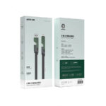 کابل شارژ 2 در 2 چند منظوره گرین لاین Green lion 2 in 2 Multi-Purpose Charging Cable