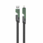 کابل شارژ 2 در 2 چند منظوره گرین لاین Green lion 2 in 2 Multi-Purpose Charging Cable