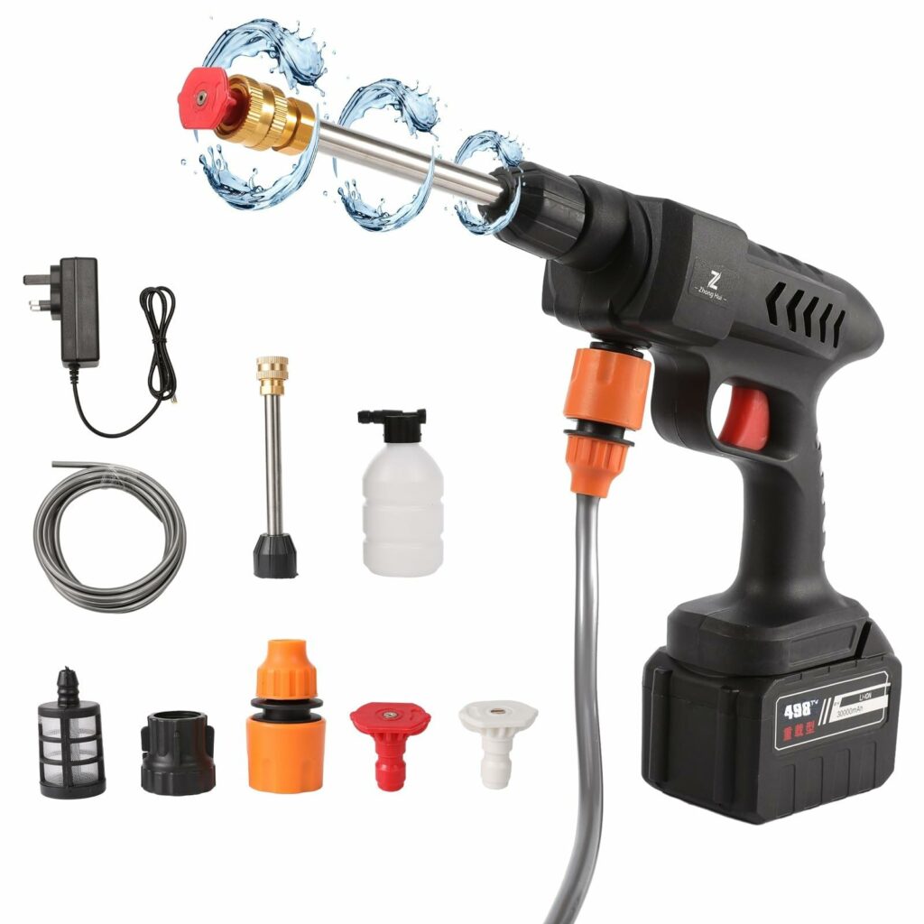 کارواش شارژی تفنگی Rechargeable gun car wash