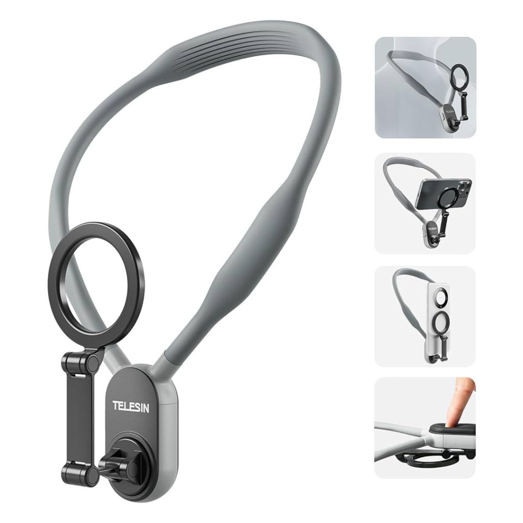 هولدر گردنی مگنتی تلسین TELESIN magnetic neck holder