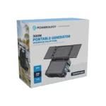 پاورژنراتور 300 وات قابل حمل ژنراتور Powerology PPBCHA38 Portable Solar Power Generator